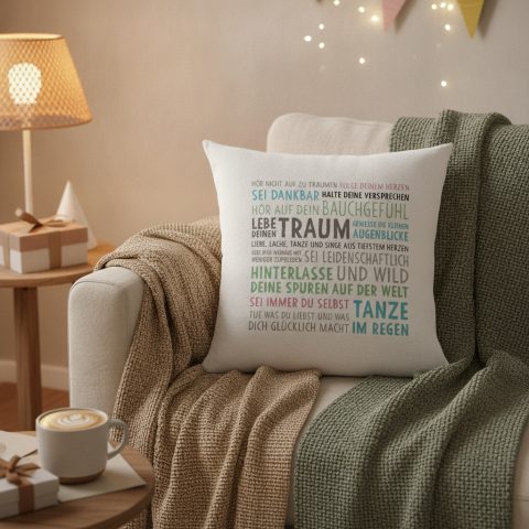 Kuschelkissen als Geburtstagsgeschenk für Teenager