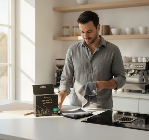 Barista Tücher für die Siebträgermaschine in der eigenen Küche