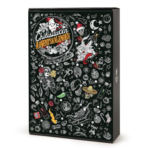 Chilisaucen-Adventskalender für Scharfesser