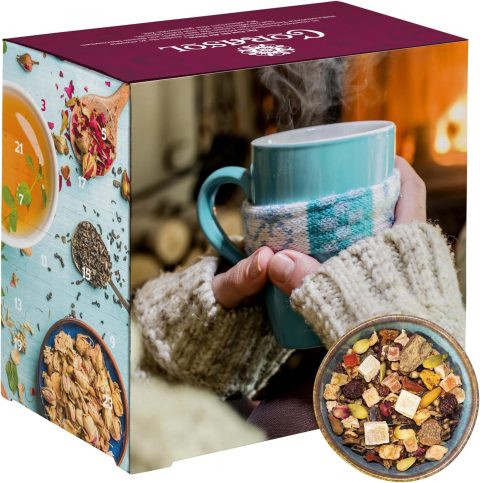 Tee-Adventskalender mit 24 Sorten zum Advent