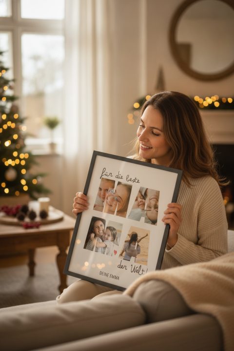 Personalisierte Fotocollage für Mama zum Fest