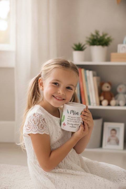Spardose mit Namen als Taufgeschenk für Mädchen und Jungen