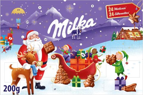 Schokoladen-Adventskalender für die ganze Familie
