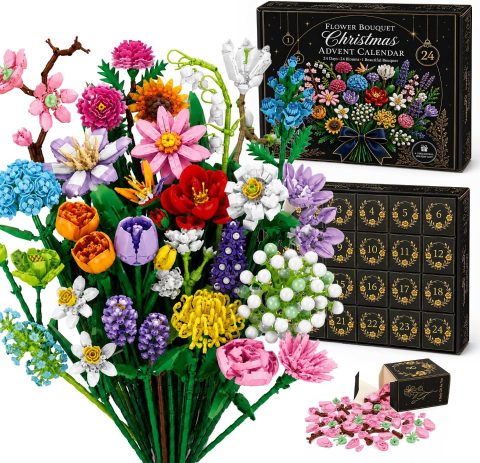 Adventskalender zum Bauen – Blumenstrauß für Frauen