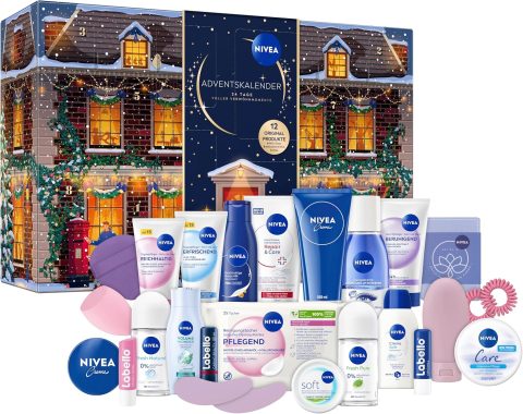 Pflege-Adventskalender für Frauen zu Weihnachten