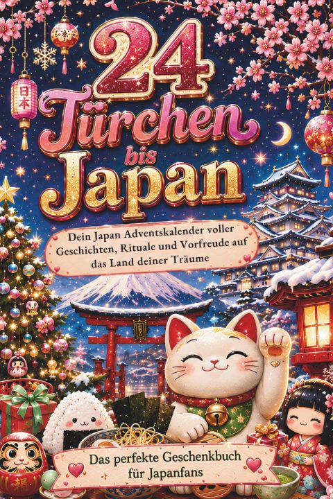 Japan-Adventskalender als Buch für Japanfans