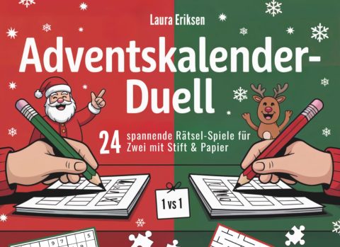Rätselbuch für Zwei – Adventskalender zum Spielen