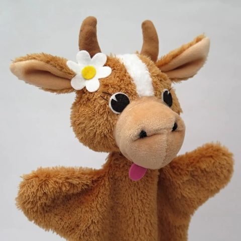 Kuh-Handpuppe – Geschenk für Kinder ab 3 Jahren