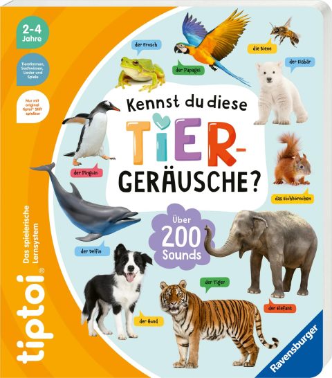 tiptoi Pappbilderbuch mit Tiergeräuschen für Kinder