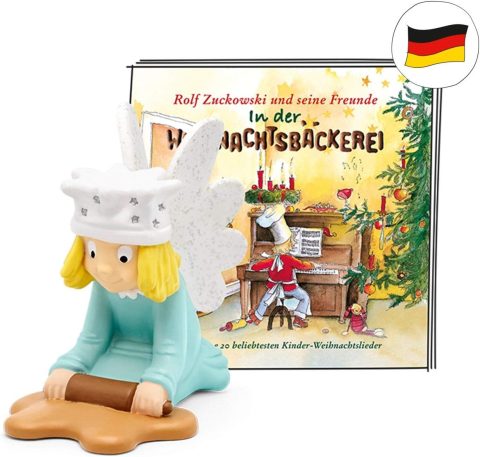tonies Hörfigur für Toniebox, Weihnachtslieder: Rolf Zuckowski – In der Weihnachtsbäckerei, Hörspiel für Kinder ab 3 Jahren, Spielzeit ca. 57 Minuten