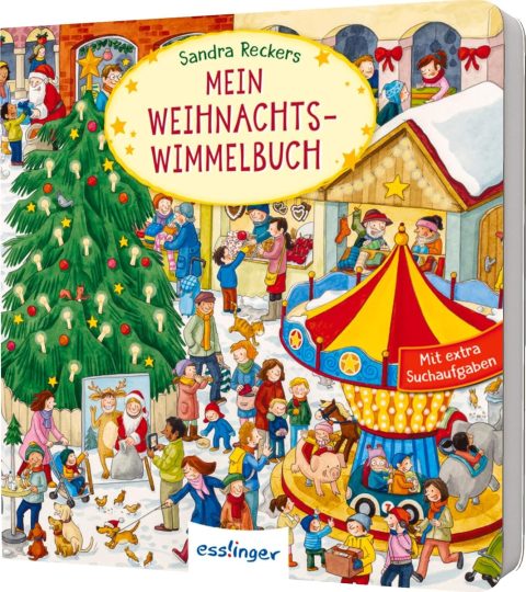 Weihnachts-Wimmelbuch für Kinder in Mini-Ausgabe