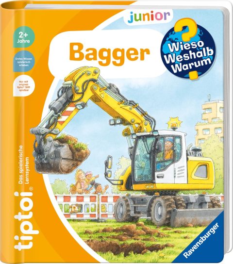 tiptoi Buch über Bagger für neugierige Kinder