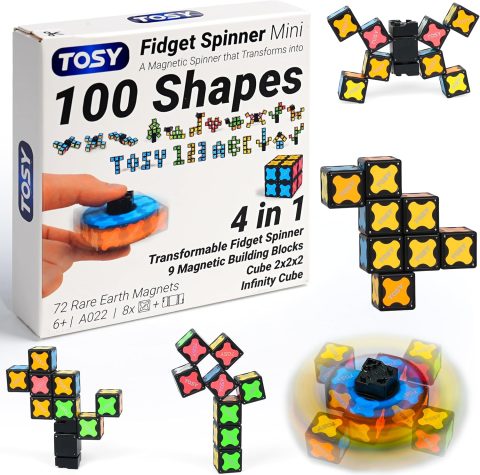 Magnetischer 3-in-1 Fidget-Würfel für Kinder
