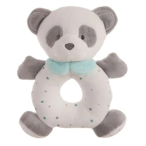 Panda-Plüschrassel – sanftes Geschenk für Babys