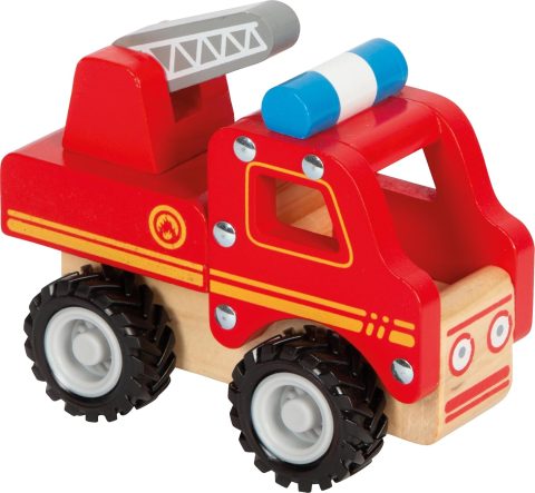 Feuerwehrauto aus Holz für Kleinkinder ab 18 Monaten