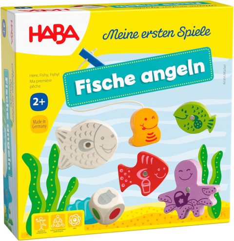 Angelspiel aus Holz – erstes Spiel für Kleinkinder