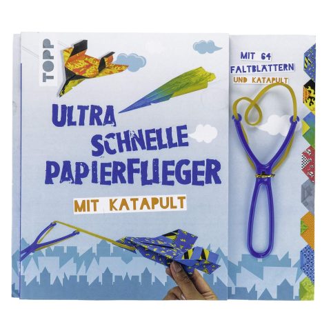 Papierflieger-Set mit Katapult für Kinder ab 7