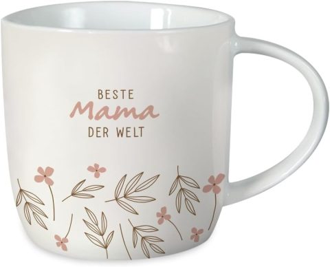 Porzellantasse mit Spruch – kleines Geschenk für Mama