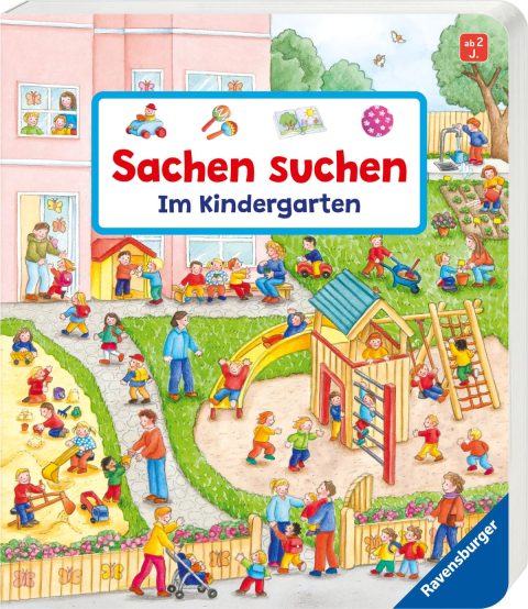 Wimmelbuch Kindergarten – Geschenk für Kleinkinder