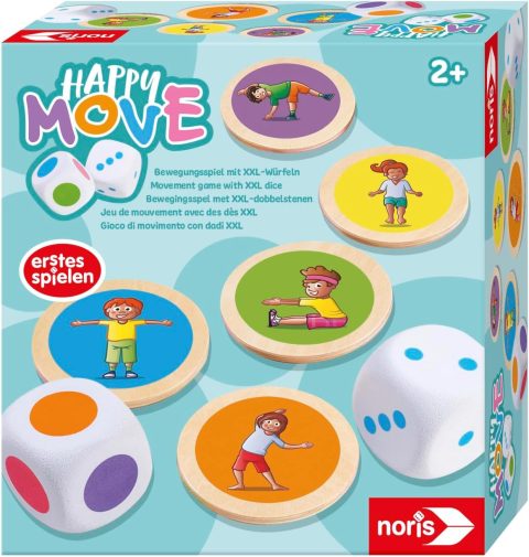 Bewegungsspiel mit XXL-Würfeln für Kleinkinder ab 2