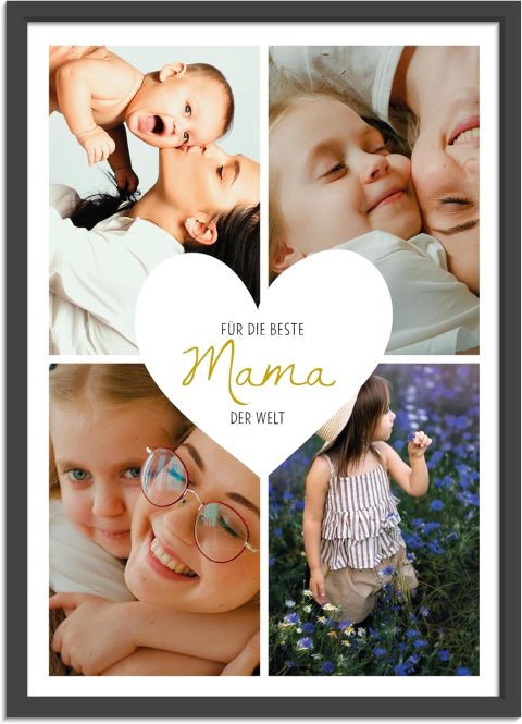 Personalisierte Fotocollage als Geschenk für Mama