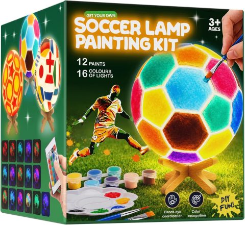 Bastelset Fußball-Lampe – Geschenk für Jungen