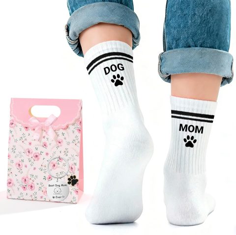 Geschenkset für Hundemamas – Socken & Schlüsselanhänger