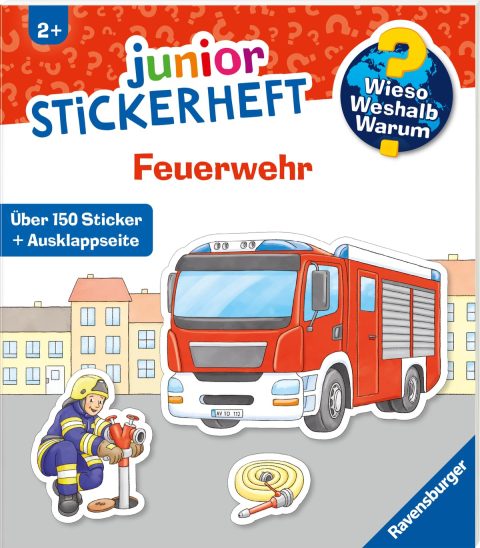 Stickerheft Feuerwehr – kleines Geschenk ab 2 Jahren