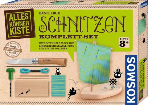 Schnitz-Set für Kinder – Geschenk ab 7 Jahren