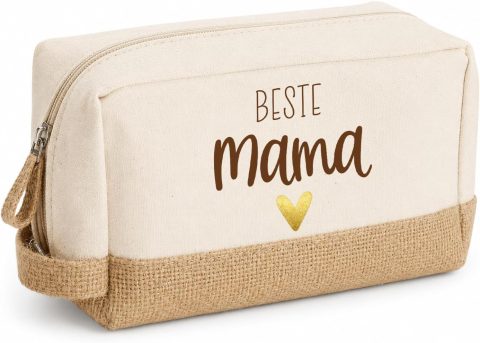 Kosmetiktasche „Beste Mama“ – Geschenk zum Muttertag