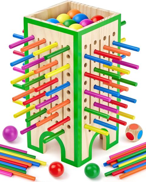 Holz-Geschicklichkeitsspiel für Kinder ab 3 Jahren