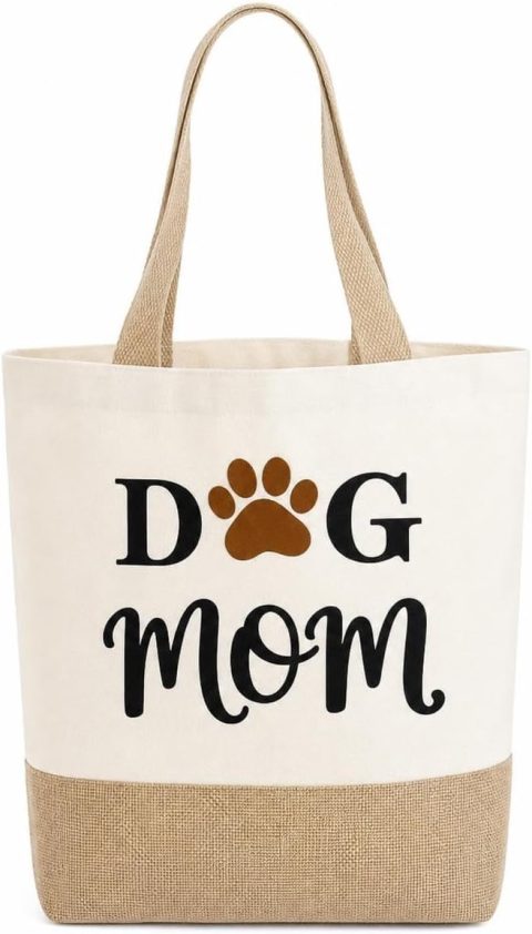 Jutebeutel mit Dackel-Motiv für Hundefans