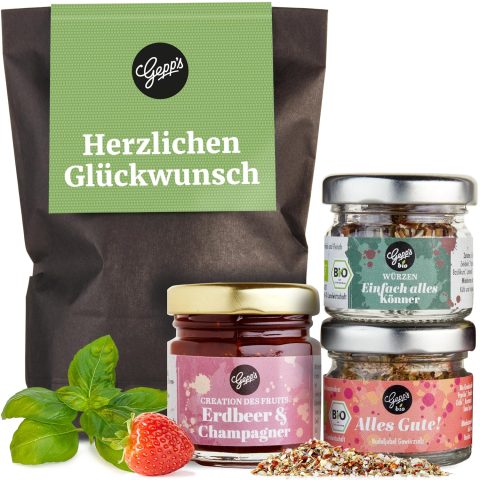Feinkost-Wundertüte als Glückwunsch-Mitbringsel