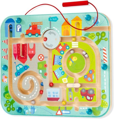 Magnet-Labyrinth aus Holz für Kinder ab 2 Jahren