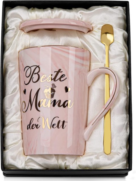Keramiktasse „Beste Mama“ – Geschenk zum Muttertag