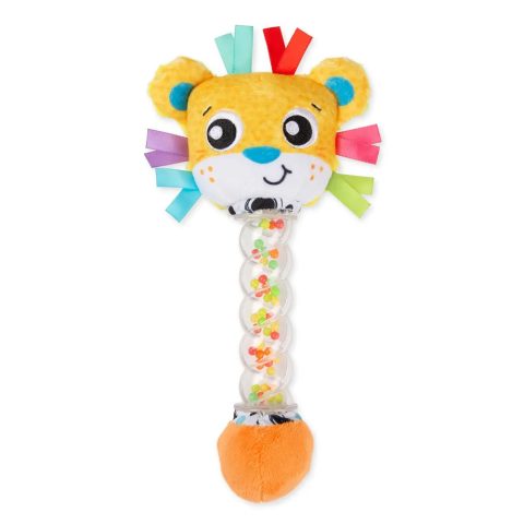 Löwen-Rassel mit Regengeräusch – Geschenk für Babys