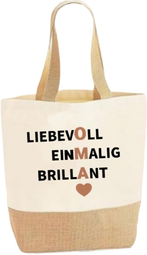 Tasche mit Schriftzug für Oma – Geschenk zum Geburtstag