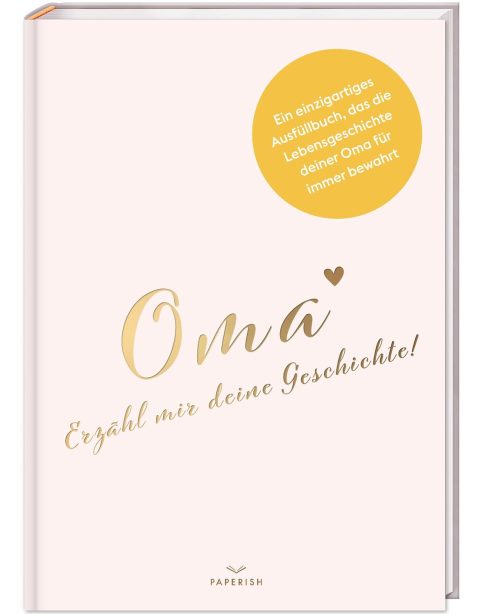 Erinnerungsbuch für Oma – Geschenk zum Selbstausfüllen