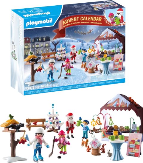 Playmobil-Adventskalender: Weihnachtsmarkt für Kinder ab 4