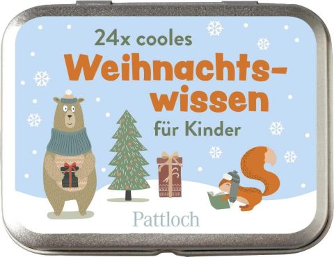 Wissens-Adventskalender für Kinder ab 6 in der Metalldose
