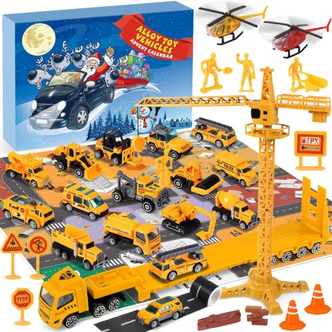Baustellen-Adventskalender für Jungen ab 3 Jahren