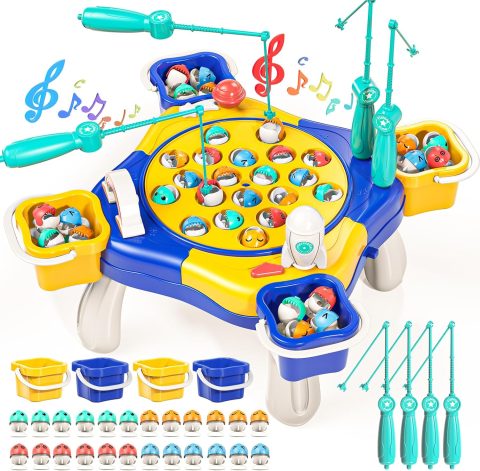 Magnetisches Angelspiel mit Musik für Kinder ab 3 Jahren