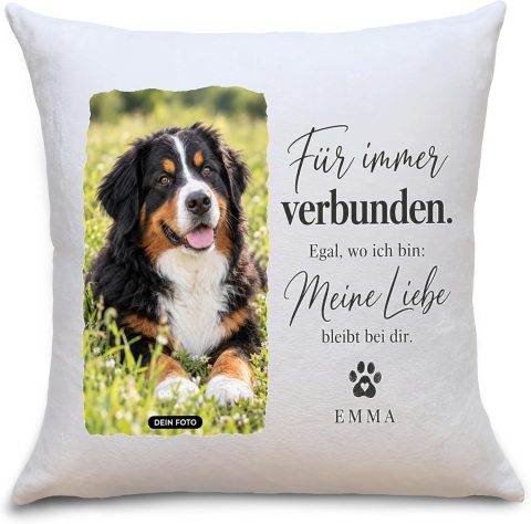 Personalisiertes Hundekissen als Erinnerung und Trostgeschenk