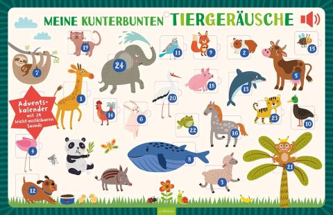 Sound-Adventskalender mit Tiergeräuschen für Babys