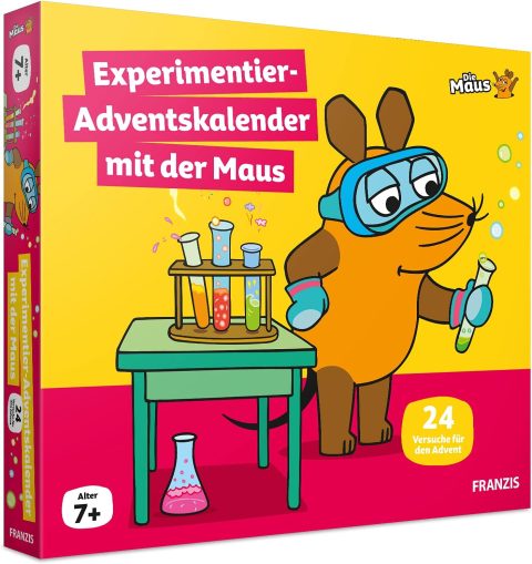 Experimentier-Adventskalender mit der Maus für Kinder