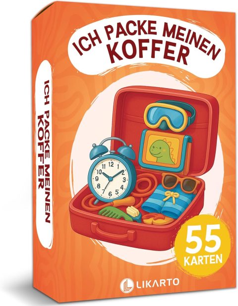 Kartenspiel „Ich packe meinen Koffer“ für Kinder ab 4