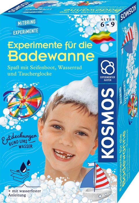 Experimentierkasten für die Badewanne – für neugierige Kinder