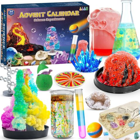Experimente-Adventskalender für neugierige Kinder