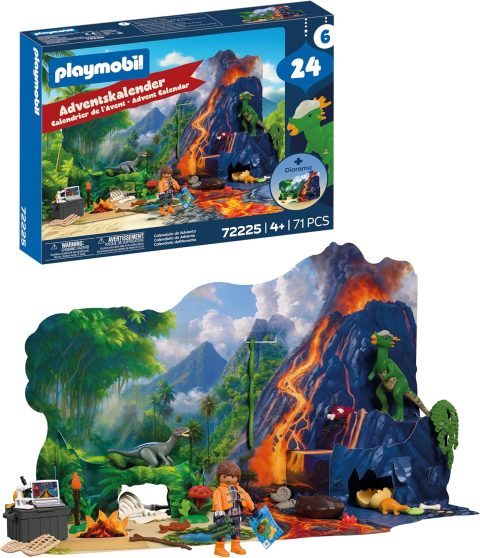 Dino-Adventskalender für Kinder ab 4 – Expedition im Urwald