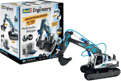Bagger-Adventskalender zum Bauen – für Technikfans